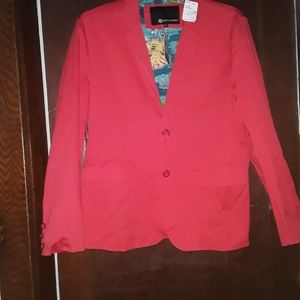 Astronomy red Suit Jacket XL New